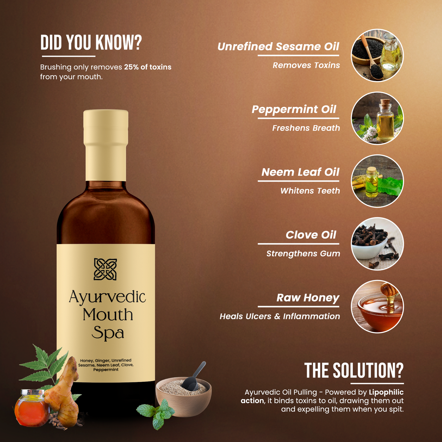 Mouth Spa | Ayurvedic Oil Pulling